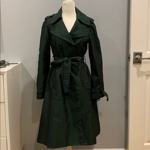 Emerald Green Double breasted princess trenchcoat